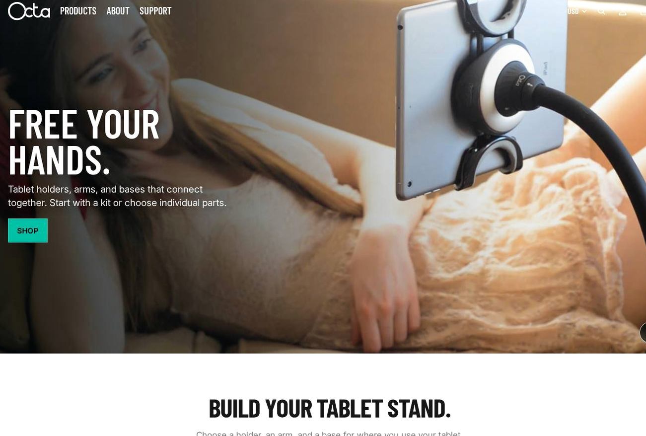 Screenshot of the OctaFX website